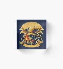 Strong Independent Black Mage Acrylic Block