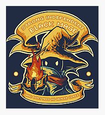 Strong Independent Black Mage Photographic Print