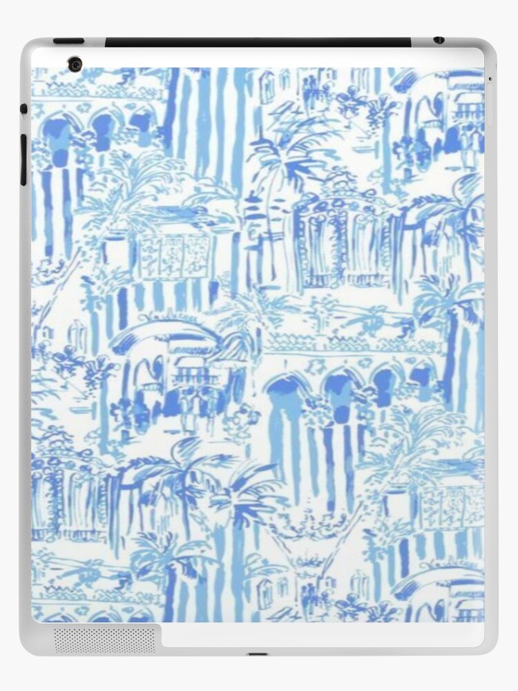 Blue preppy wallpaper print iPad Case & Skin for Sale by