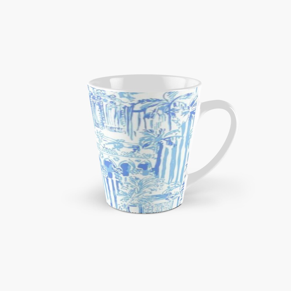 Blue preppy wallpaper print Coffee Mug for Sale by KristenST