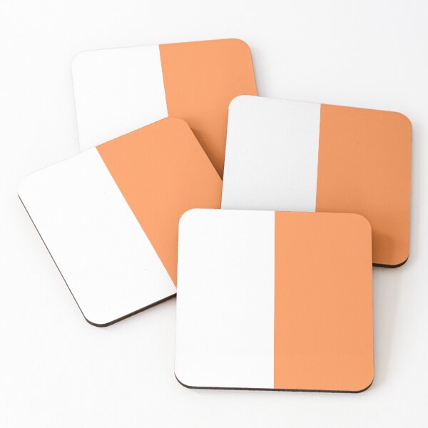 Item preview, White and orange striped line blocks designed and sold by Designs24U.
