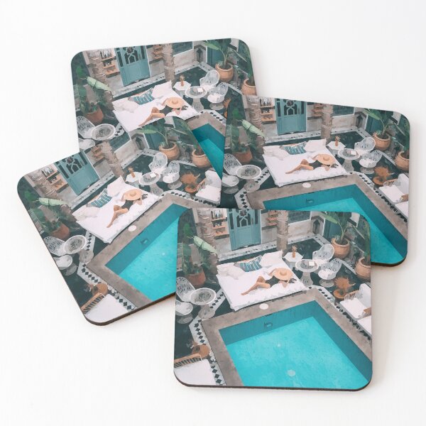 Item preview, Poolside in Marrakech - Watercolour Style designed and sold by WWWC2288.