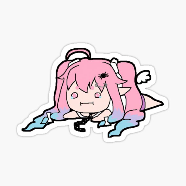 fell over :( - By Pixie Willow Sticker