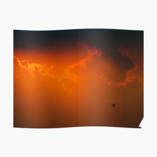 Take off to the Sunset Poster