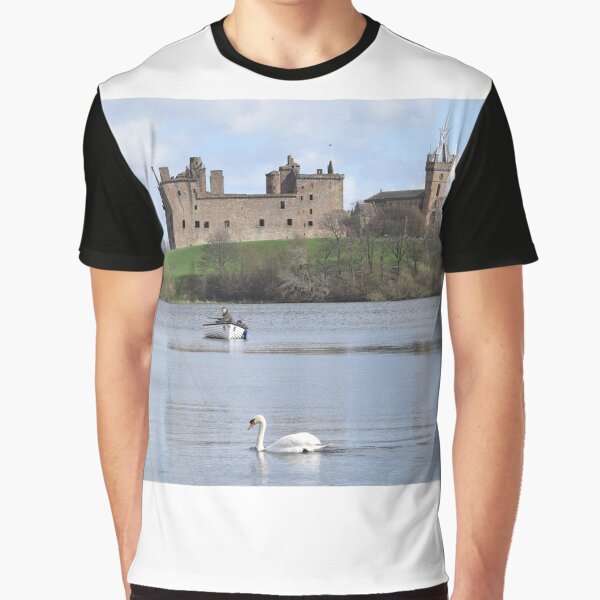 Linlithgow Loch and Palace , Scotland Graphic T-Shirt