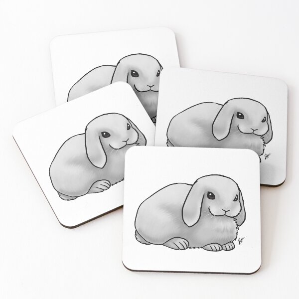 Item preview, Holland Lop - White designed and sold by Jennifer Stolzer.