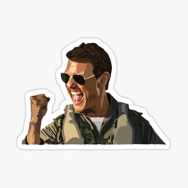 "Top gun Maverick Sticker" Sticker for Sale by ReubenBarnes Redbubble