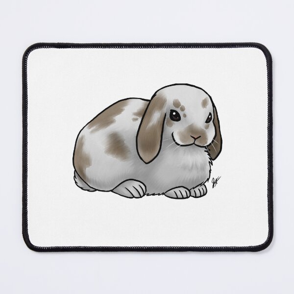 Item preview, Holland Lop - Brown and White designed and sold by Jennifer Stolzer.