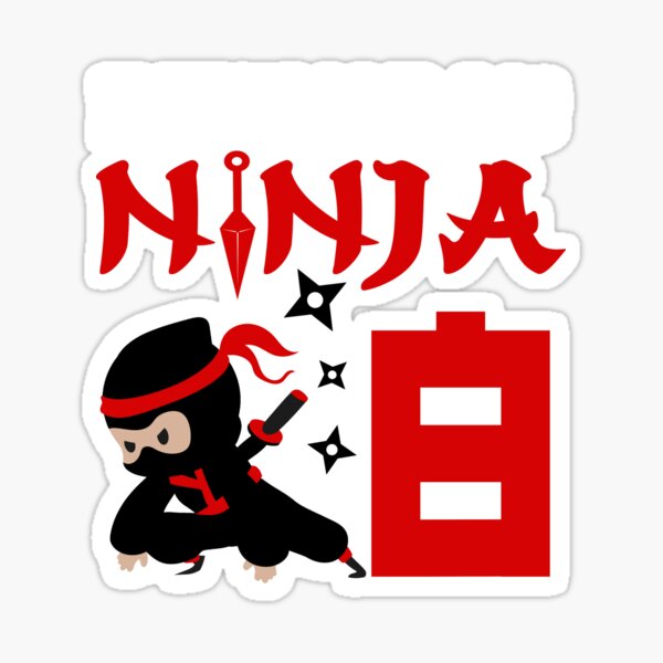 Stickers Sur Le Theme Anniversaire De Ninja Redbubble