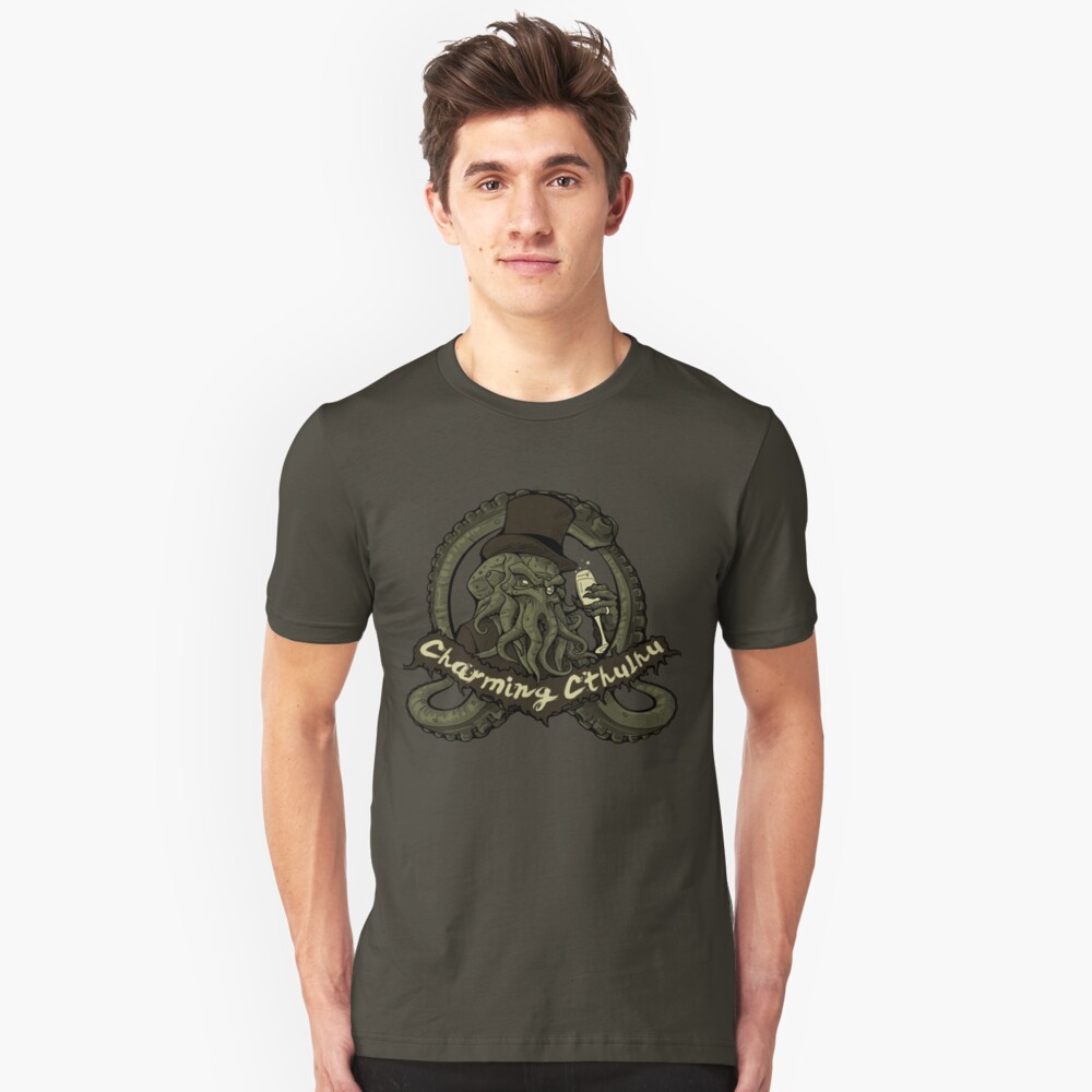 Charming Cthulhu Slim Fit T-Shirt