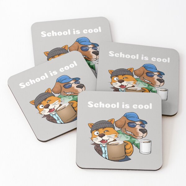 Item preview, School  is cool designed and sold by Brewed  Styles.