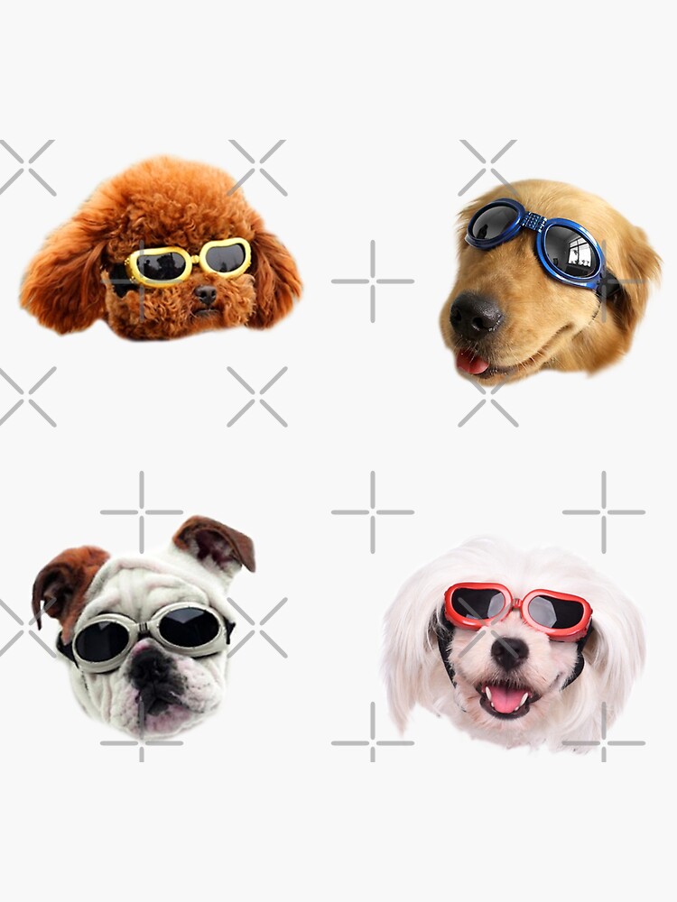 Doggo Stickers: Sunglasses #1 by Elisecv