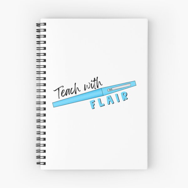 Item preview, Teach with Flair (Blue) designed and sold by cohnrm.