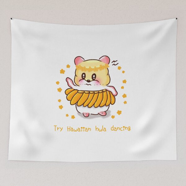 Item preview, Hamster | Hamster Lover - Try Hawaiian hula dancing designed and sold by FennyWijayaMomo.