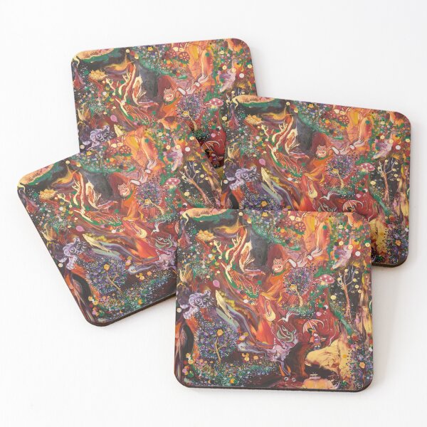 Item preview, 'Burgers are not for everyone', an original maximalist painting. designed and sold by crankypainter.