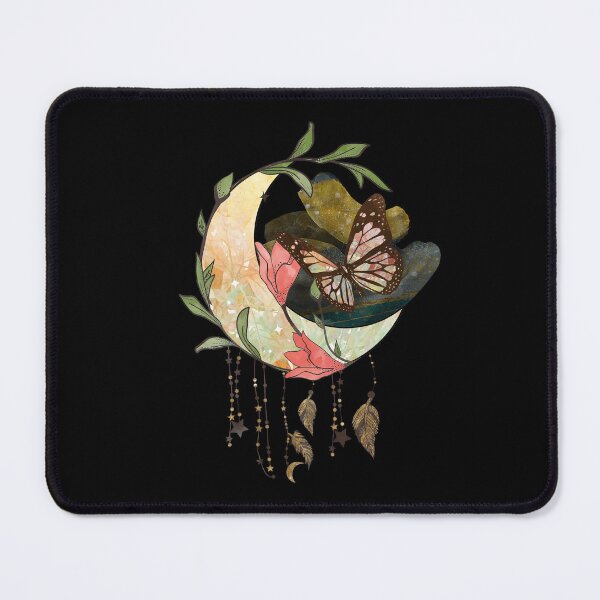 Item preview, butterfly moon sticker designed and sold by aleph42-studio.