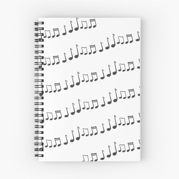 Item preview, Patrón de notas musicales (blanco y negro) designed and sold by BeJolley.