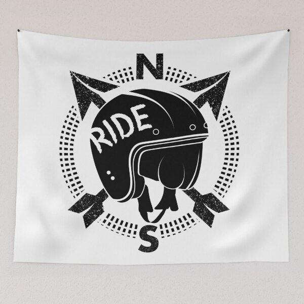Item preview, Retro Motorbike Helmet designed and sold by piedaydesigns.