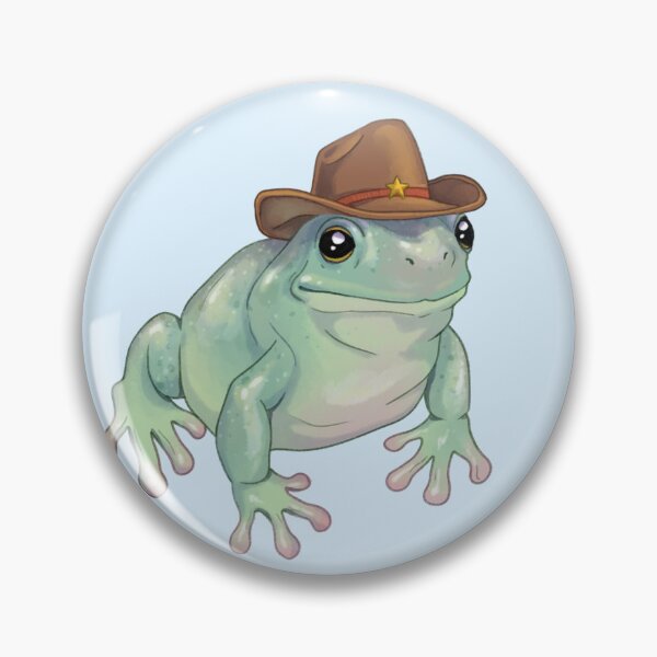 Item preview, Cowboy Frog with Hat designed and sold by eleary.