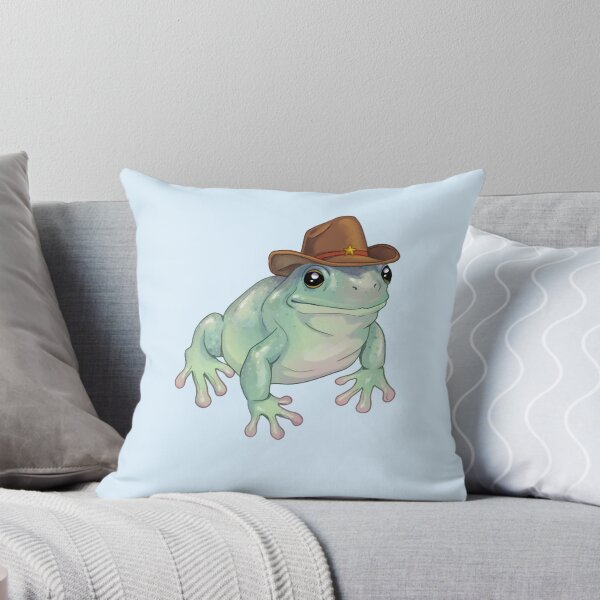 Item preview, Cowboy Frog with Hat designed and sold by eleary.