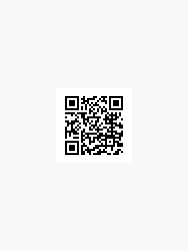 "QR code for a garlic bread recipe" Sticker for Sale by MasterTrinny