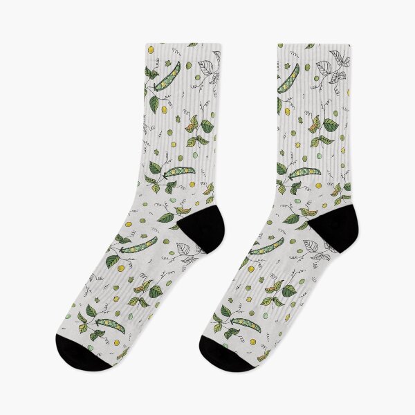 Item preview, Mendel Peas on grey designed and sold by fogoosherie.