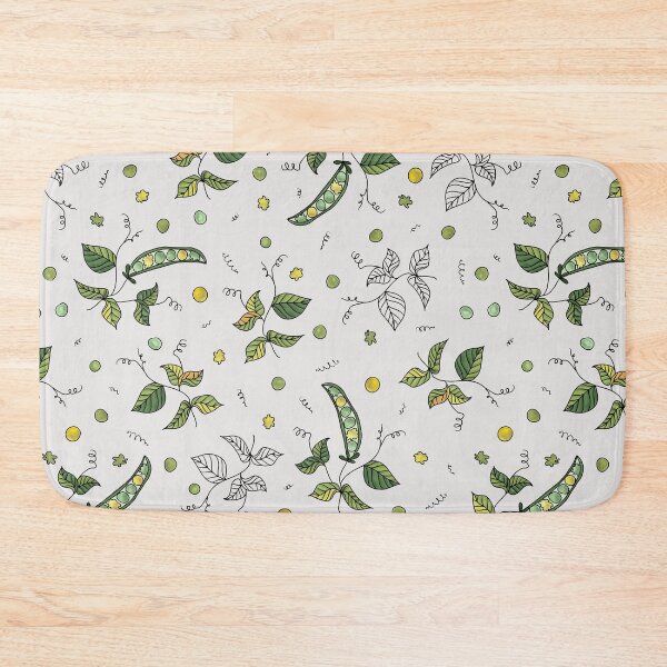 Item preview, Mendel Peas on grey designed and sold by fogoosherie.