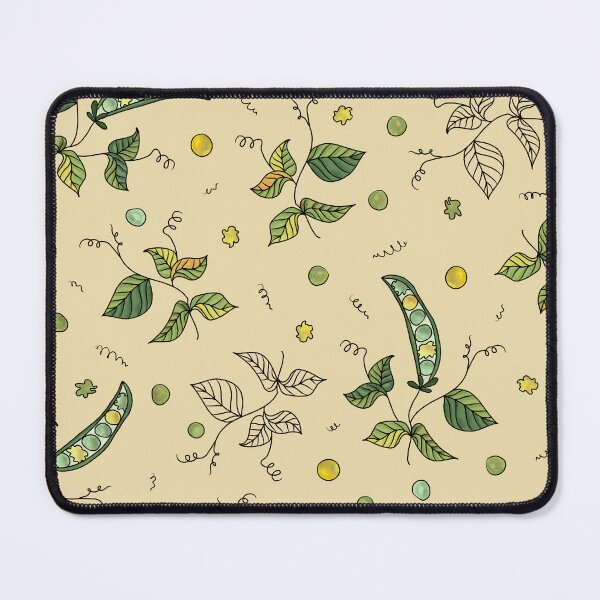 Item preview, Mendel Peas on beige designed and sold by fogoosherie.