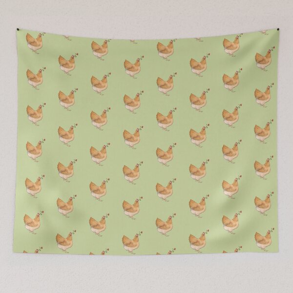 Item preview, Chicken with Red Flower designed and sold by eleary.