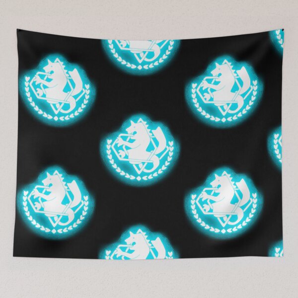 Item preview, fullmetal alchemist blue neon symbol  designed and sold by JeffreyPr45067.