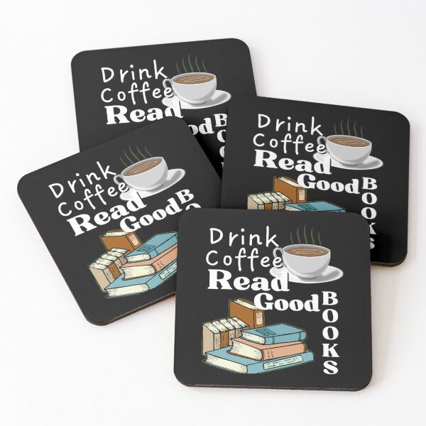 Item preview, Drink Coffee Read Good Books designed and sold by pod-plus-plus.