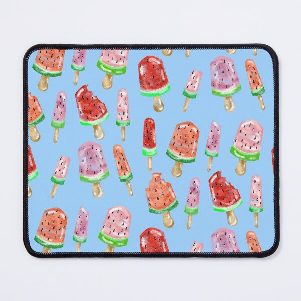 Item preview, Watermelon Popsicles With Blue Background  designed and sold by missmann.