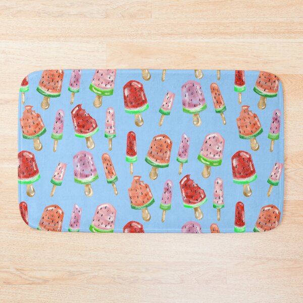 Item preview, Watermelon Popsicles With Blue Background  designed and sold by missmann.