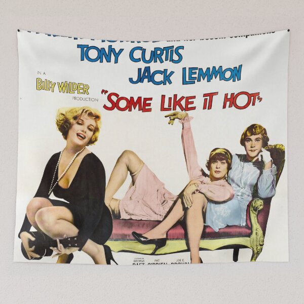 Item preview, Some It Like Hot - Vintage Blonde Beauty Movie Poster designed and sold by fucuutm.
