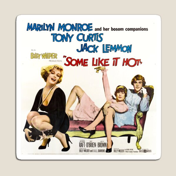 Item preview, Some It Like Hot - Vintage Blonde Beauty Movie Poster designed and sold by fucuutm.