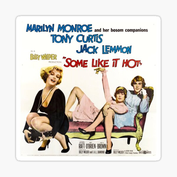 Item preview, Some It Like Hot - Vintage Blonde Beauty Movie Poster designed and sold by fucuutm.