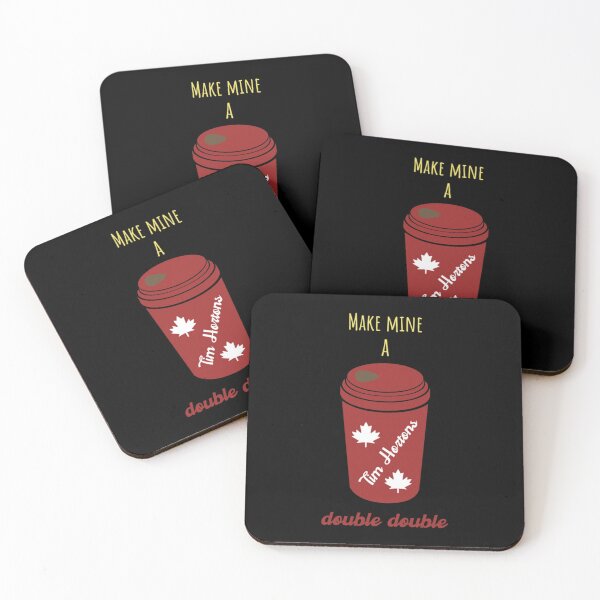 Item preview, Make Mine A Double Double Canada Coffee Tim Hortons Classic T-Shirt designed and sold by caraaliciafn.