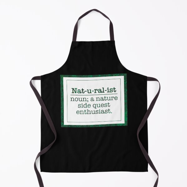 Item preview, Naturalist Definition - Nature Side Quest Enthusiast - Forest Green & Black designed and sold by EcoElsa.