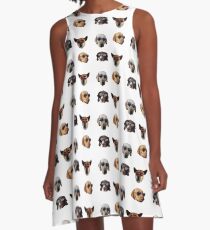 Doggo Stickers: Sunglasses #2 A-Line Dress