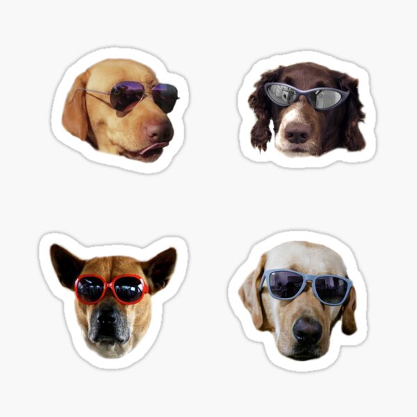 Doggo Stickers: Sunglasses #2 Sticker