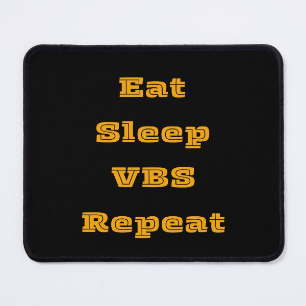 Item preview, Eat Sleep VBS Repeat - Vacation Bible School Orange Typography designed and sold by Digitalme Designs.