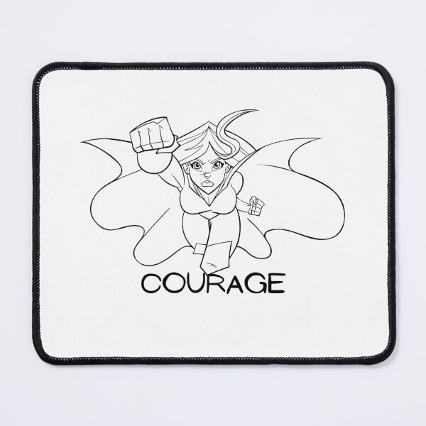 Item preview, Courage with superhero design  designed and sold by PlethoraPrints.