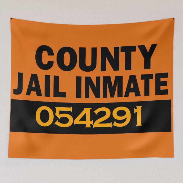 Item preview, Halloween County Jail Inmate Prisoner Costume  designed and sold by TheGreedyCrypto.