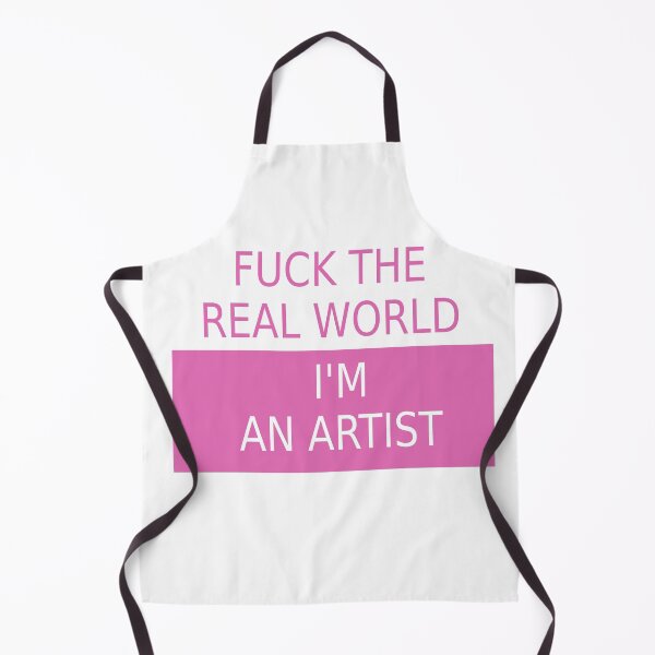Item preview, F the real world I'm an artist - pink designed and sold by Opalaeo.