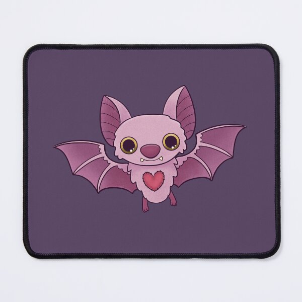 Item preview, Little Kawaii Bat with Stitched Heart designed and sold by FreyaDraws.