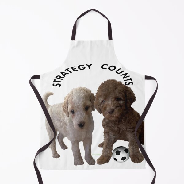 Item preview, 2 Labradoodles Play Soccer designed and sold by kristalcurt.