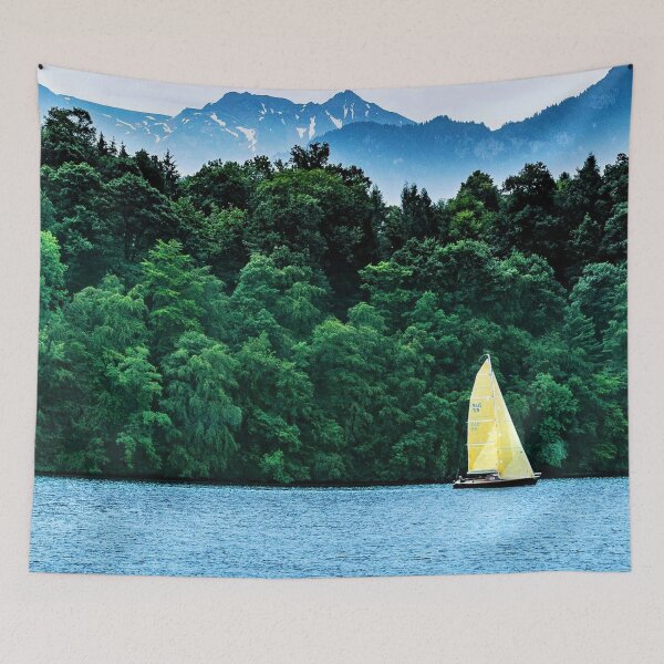 Item preview, MARITIME #8 - Lone Sailboat by Lush Green Coast designed and sold by DEL-Productions.