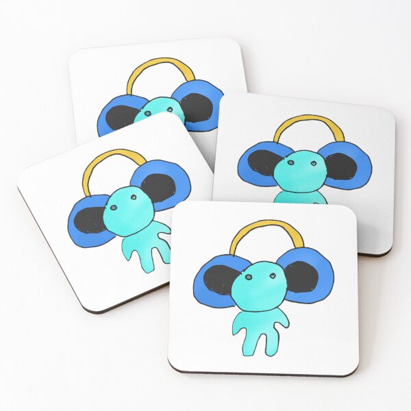 Item preview, Blue alien music listener  designed and sold by Coffeemerc117.