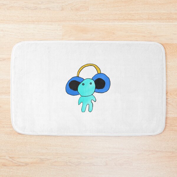 Item preview, Blue alien music listener designed and sold by Coffeemerc117.