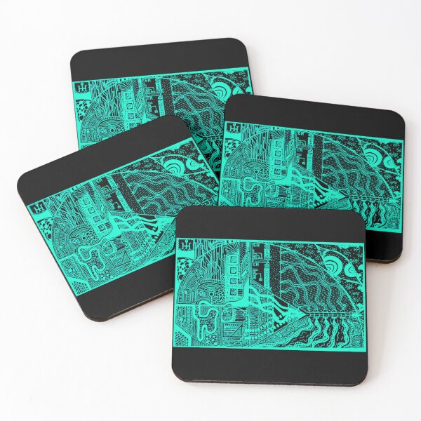 Item preview, Teal&Blue Program 67oZxmL//%-90° designed and sold by createVisions.